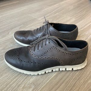Women's ZERØGRAND Leather Wingtip Oxford - Size 7